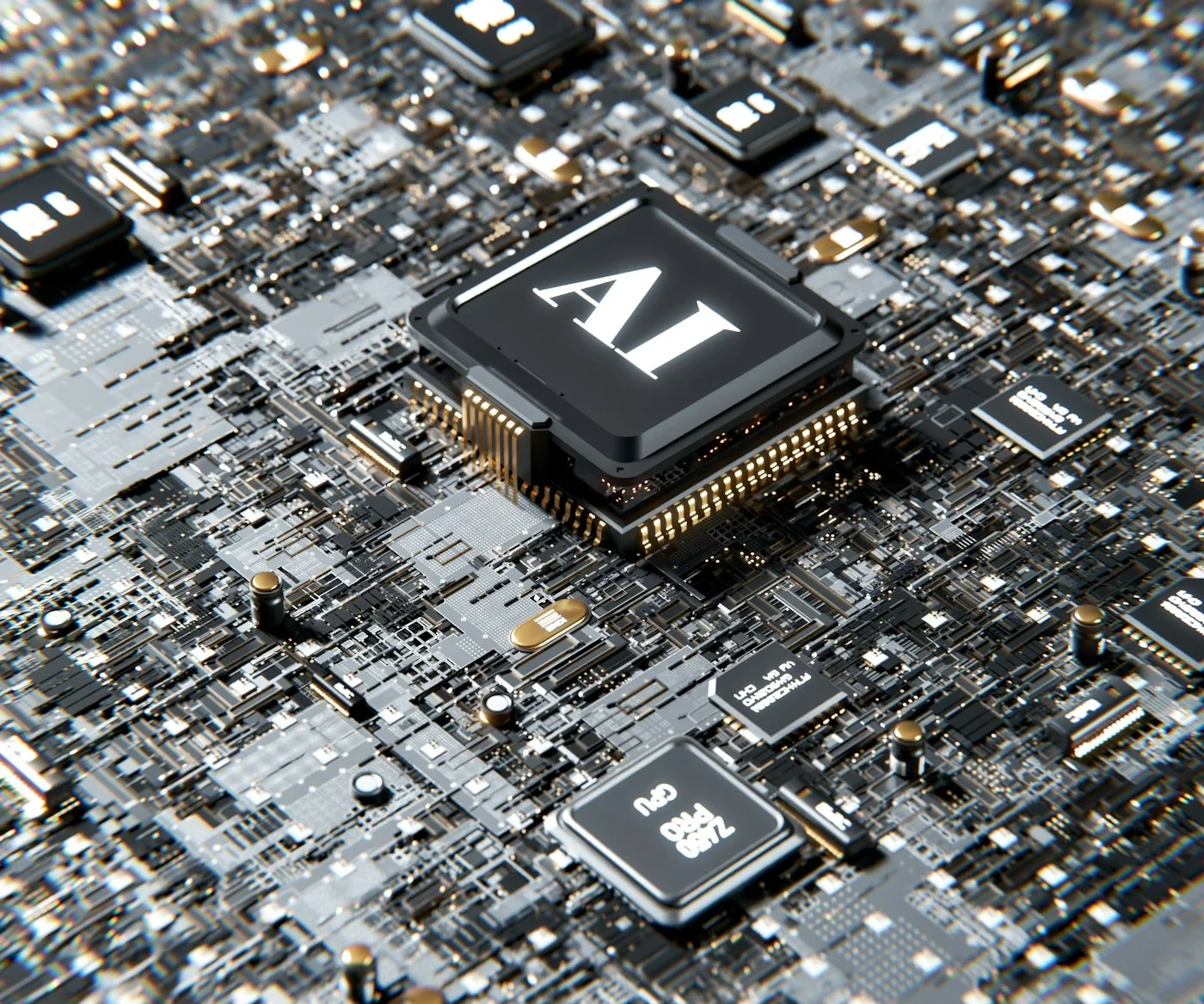 AI processor illustration for the enterprise AI starting guide